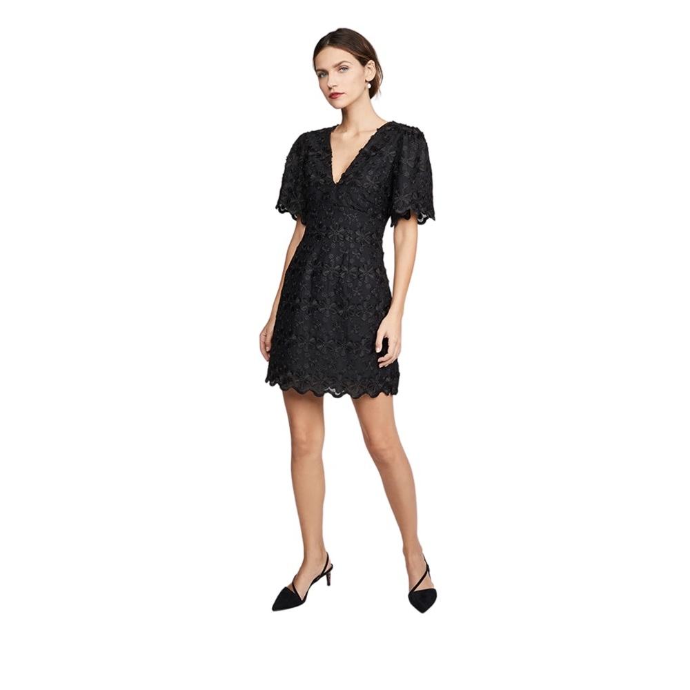 La Madison Talulah limousine black mini dress. Size M. NWT. Perfect LBD!
